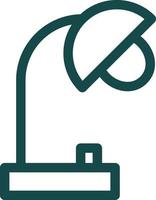 Desk Lamp Vector Icon Design