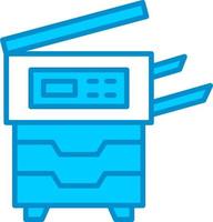 Copy Machine Creative Icon Design vector