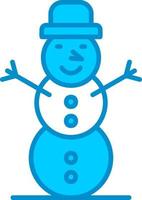 Snowman Creative Icon Design vector