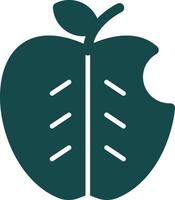 diseño de icono de vector de manzana