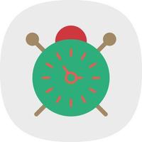 Alarm Clock Vector Icon Design