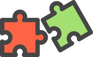 Puzzle Vector Icon Design