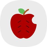 diseño de icono de vector de manzana