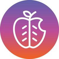 diseño de icono de vector de manzana