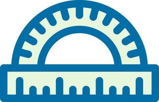 Protractor Vector Icon Design