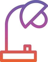 Desk Lamp Vector Icon Design