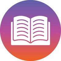 Open Book Vector Icon Design