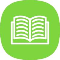 Open Book Vector Icon Design