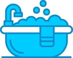 Bathtub Creative Icon Design vector