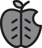 diseño de icono de vector de manzana