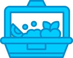 Lunch Box Creative Icon Design vector