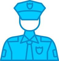 Policeman Creative Icon Design vector