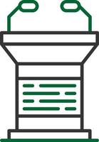 Lectern Creative Icon Design vector