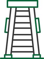 Ladder Creative Icon Design vector