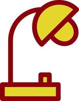 Desk Lamp Vector Icon Design