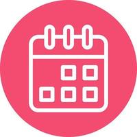 diseño de icono de vector de calendario