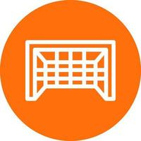 Goal Post Vector Icon Design