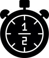 Half Time Vector Icon Design