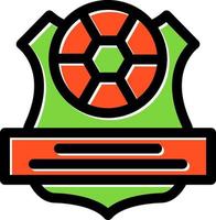 diseño de icono de vector de club de fútbol