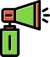 Air Horn Vector Icon Design