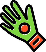 guantes, vector, icono, diseño vector