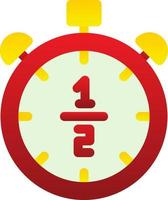 Half Time Vector Icon Design