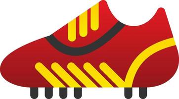 diseño de icono de vector de botas de fútbol