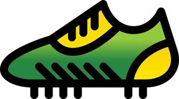 diseño de icono de vector de botas de fútbol