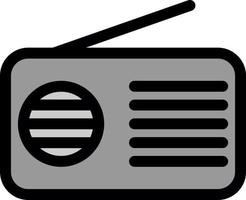 diseño de icono de vector de radio