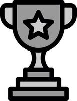 Trophy Vector Icon Design