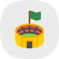 diseño de icono de vector de estadio