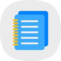 Notebook Vector Icon Design