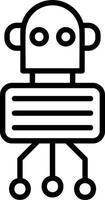 Nano Robot Vector Icon Design