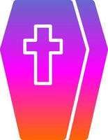 Coffin Vector Icon Design