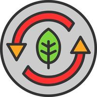 Continuous Updating Vector Icon Design