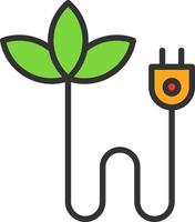 Bioenergy Vector Icon Design