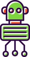 Nano Robot Vector Icon Design