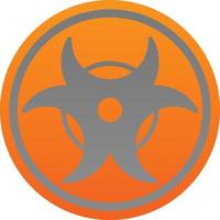 Bio Hazard Vector Icon Design