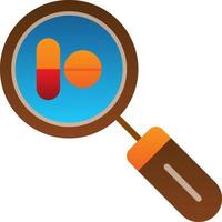 Drug Discovery Vector Icon Design