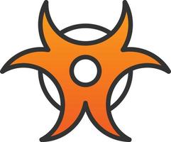Bio Hazard Vector Icon Design