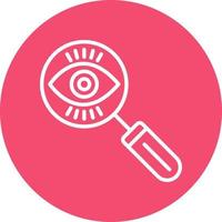 Observation Vector Icon Design