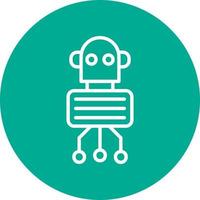 Nano Robot Vector Icon Design