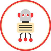 Nano Robot Vector Icon Design
