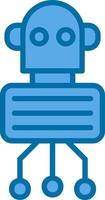 Nano Robot Vector Icon Design