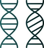 Genetic Comparation Vector Icon Design