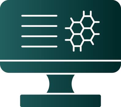 diseño de icono de vector de bioinformática