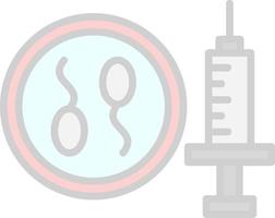 In Vitro Fertilization Vector Icon Design