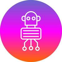 Nano Robot Vector Icon Design