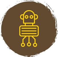 Nano Robot Vector Icon Design