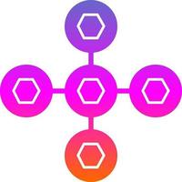 Biomolecular Interactions Vector Icon Design